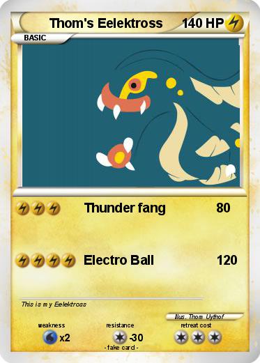 Pokemon Thom's Eelektross
