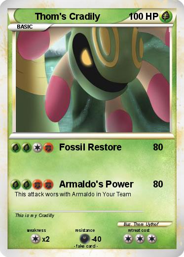 Pokemon Thom's Cradily