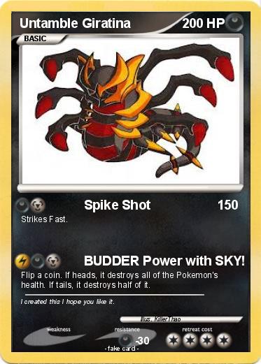 Pokemon Untamble Giratina