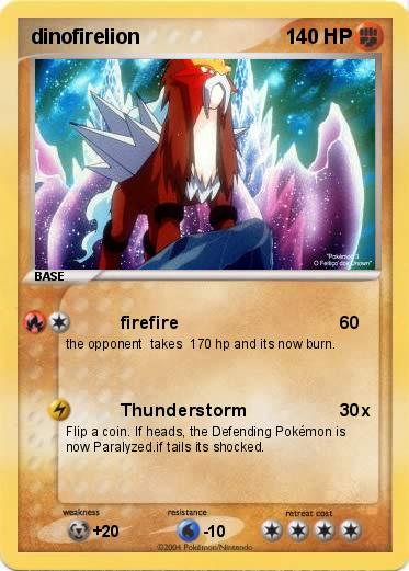 Pokemon dinofirelion