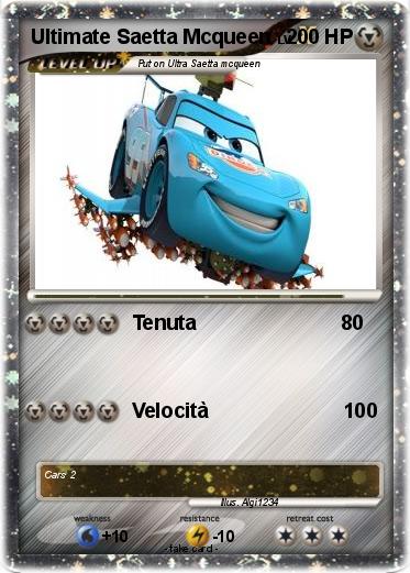 Pokemon Ultimate Saetta Mcqueen