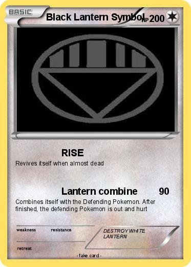 Pokemon Black Lantern Symbol