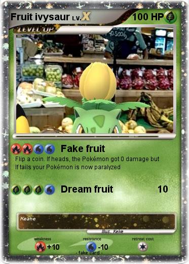 Pokemon Fruit ivysaur
