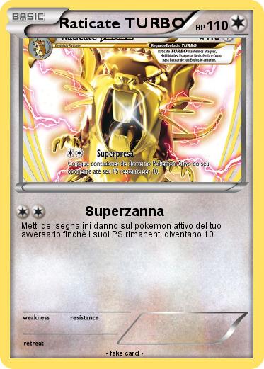 Pokemon Raticate TURBO