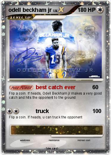 Pokemon odell beckham jr