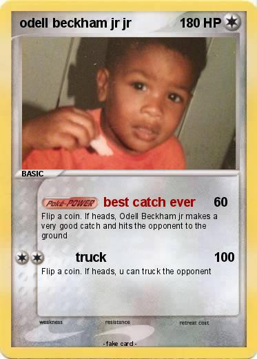 Pokemon odell beckham jr jr