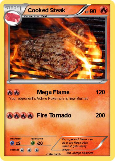 Pokemon Cooked Steak