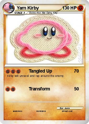 Pokemon Yarn Kirby