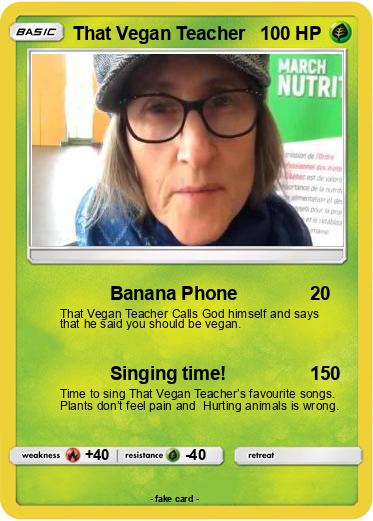 Pokemon That Vegan Teacher