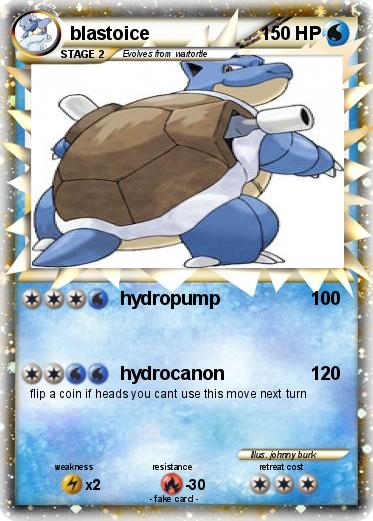 Pokemon blastoice