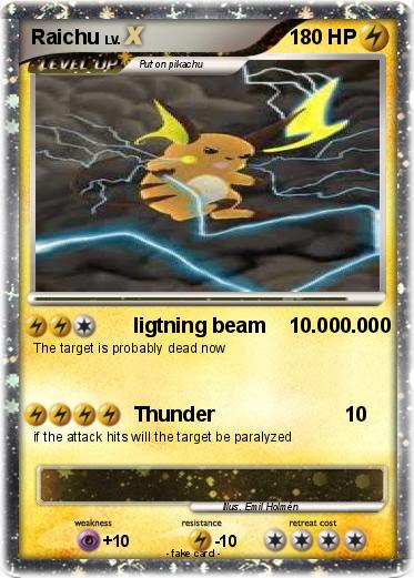 Pokemon Raichu