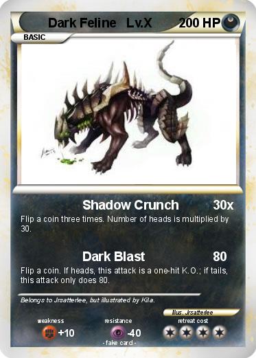 Pokemon Dark Feline   Lv.X