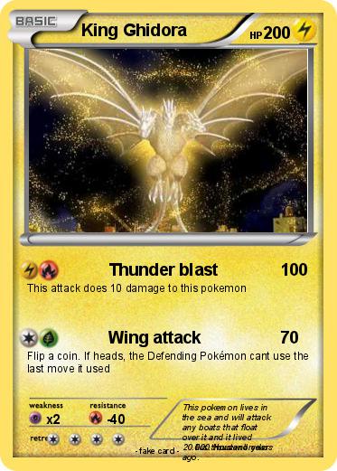 Pokemon King Ghidora
