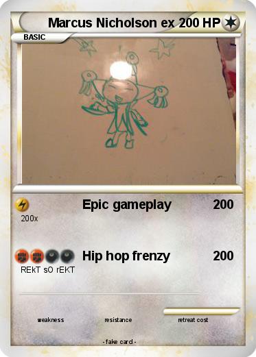 Pokemon Marcus Nicholson ex