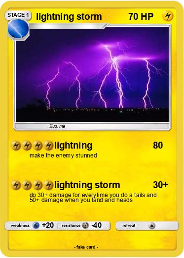 Pokemon lightning storm