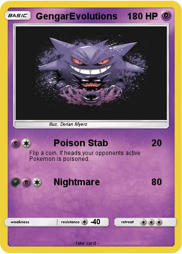 Pokemon GengarEvolutions