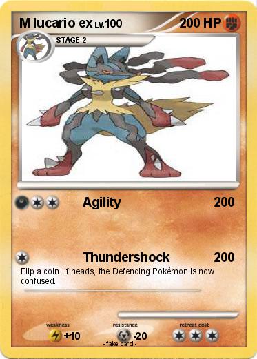 Pokemon M lucario ex