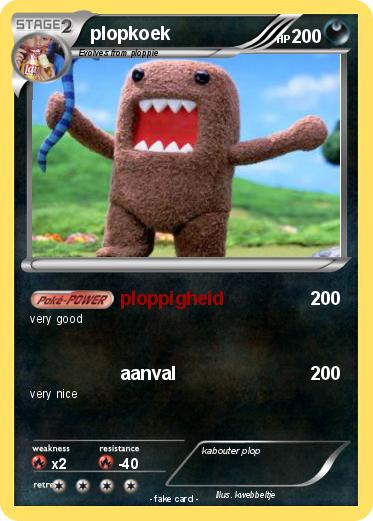 Pokemon plopkoek