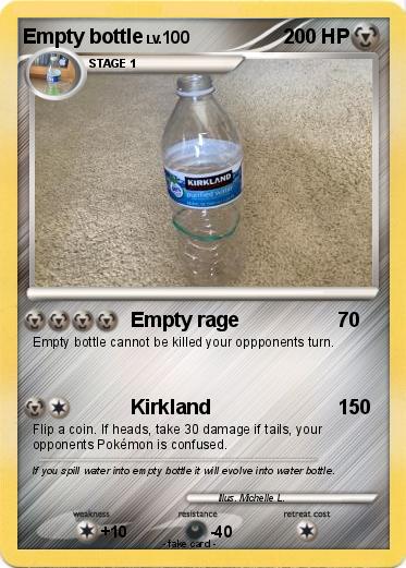 Pokemon Empty bottle
