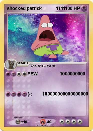 Pokemon shocked patrick           1111