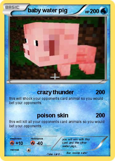 Pokemon baby water pig