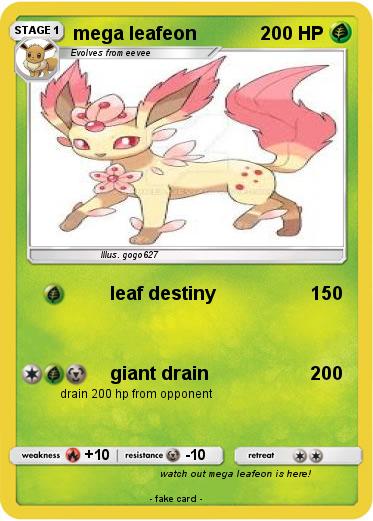 Pokemon mega leafeon