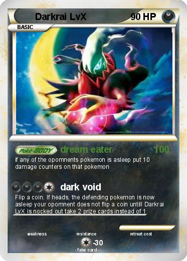 Pokemon Darkrai LvX