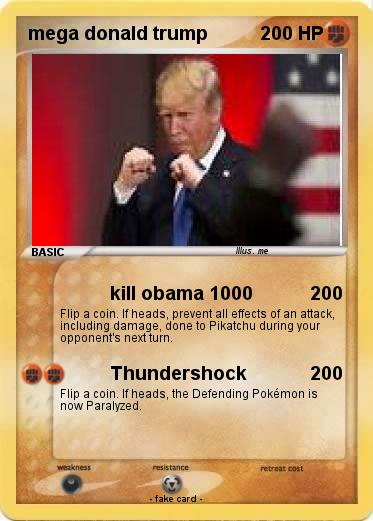 Pokemon mega donald trump