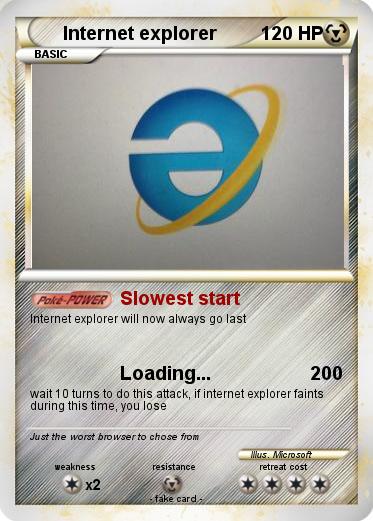 Pokemon Internet explorer