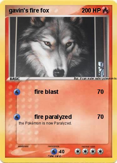 Pokemon gavin's fire fox