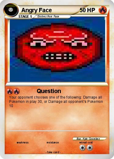 Pokemon Angry Face