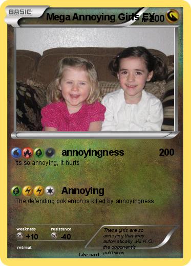 Pokemon Mega Annoying Girls EX