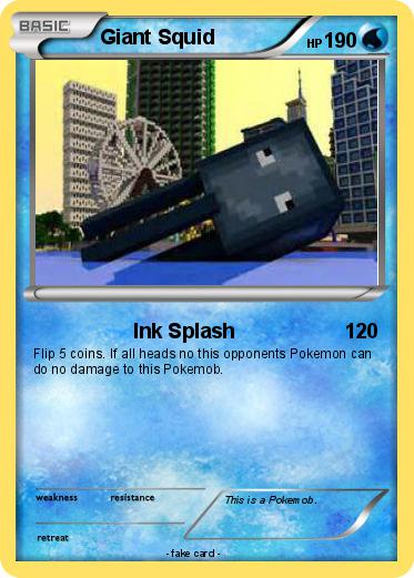 Pokemon Giant Squid