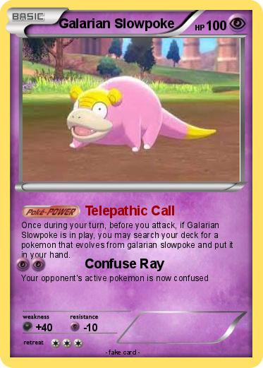 Pokemon Galarian Slowpoke