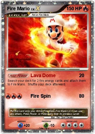 Pokemon Fire Mario
