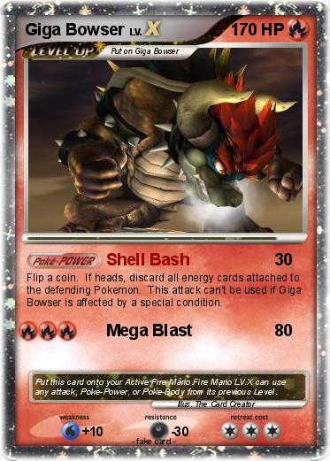 Pokemon Giga Bowser