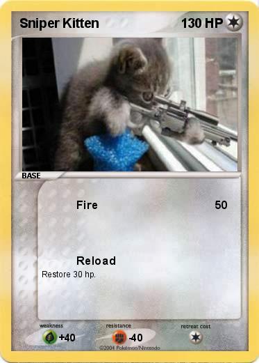Pokemon Sniper Kitten