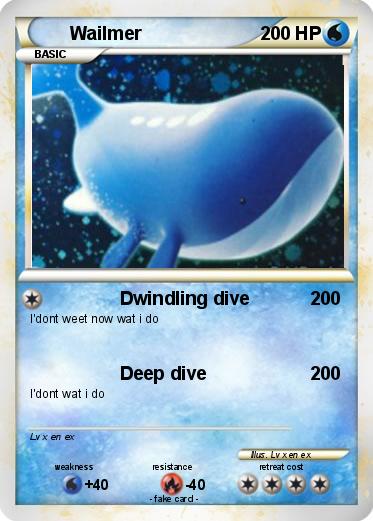 Pokemon Wailmer