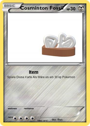 Pokemon Cosminton Fossil