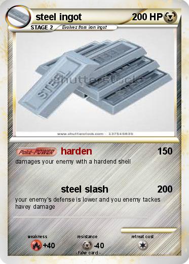 Pokemon steel ingot