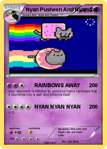 Pokemon Nyan Pusheen And Nyan Cat