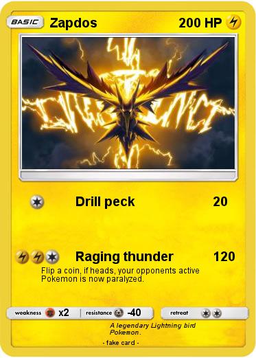 Pokemon Zapdos