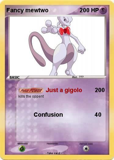 Pokemon Fancy mewtwo