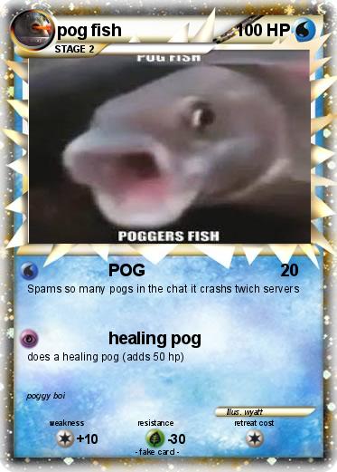 Pokemon pog fish