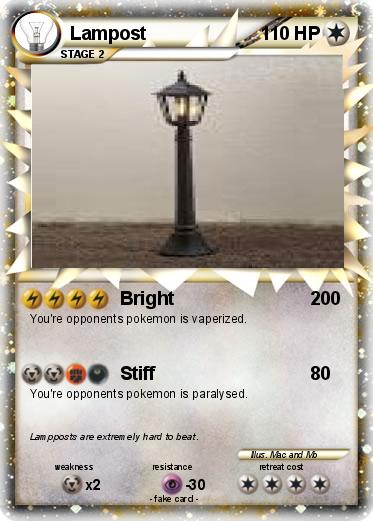 Pokemon Lampost