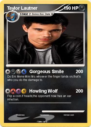 Pokemon Taylor Lautner