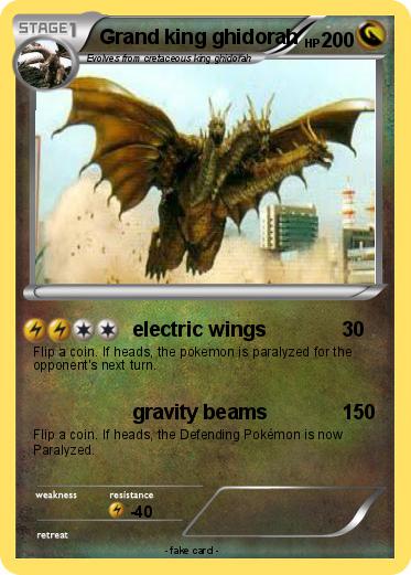 Pokemon Grand king ghidorah