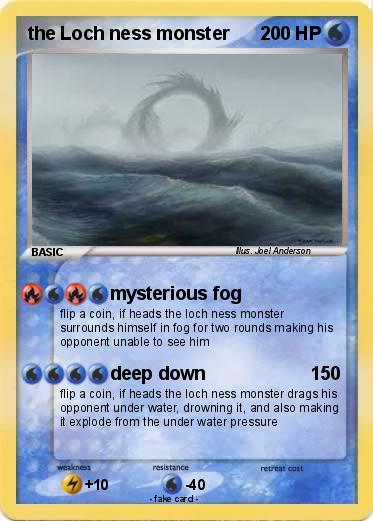 Pokemon the Loch ness monster