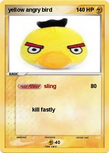 Pokemon yellow angry bird