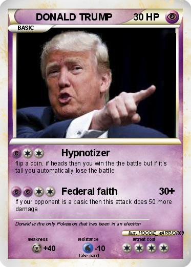 Pokemon DONALD TRUMP